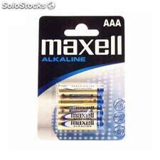 Pilas Alcalinas Maxell MN2400 (Pack-4) AAA 1,5 v