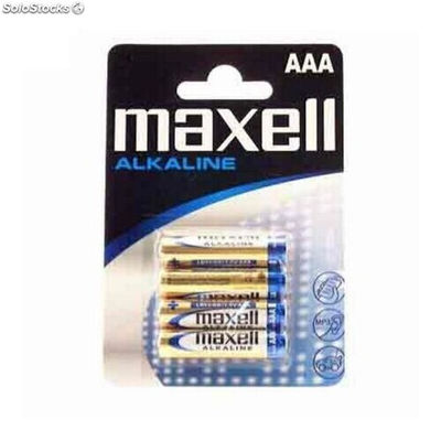 Pilas Alcalinas Maxell MN2400 (Pack-4) AAA 1,5 v