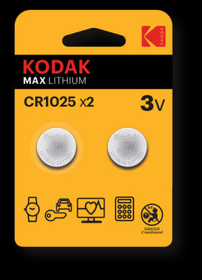 Pilas de boton litio Kodak max lithium CR1025 (blister 2ud)