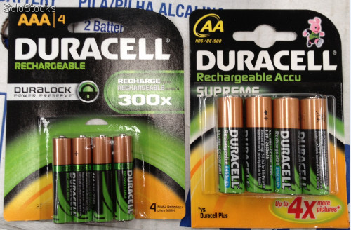 Cargador Pilas Recargables Duracell Aa Aaa C 4 'baterías Aa