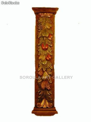Pilastra Frutas - 87 cm | tallas en madera en madera