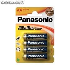 pilhas alcalinas Panasonic AA y AAA