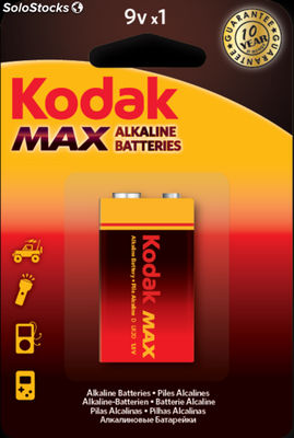 Pilhas Kodak max 9V 6LR61