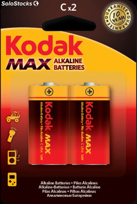 Pilhas Kodak max c LR14 (2)