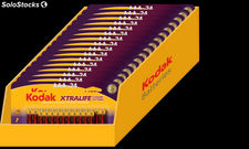 Pilhas Kodak XTRALIFE AA (24) 12 blisters em display de papelão