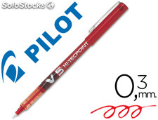 Pilot punta aguja v-5 Rojo (La caja contiene 12 unidades)