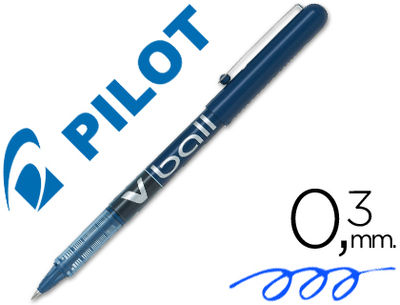 Pilot VBall Azul Roller 0.3 mm (La caja contiene 12 unidades)