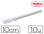 Pincel henbea para cola blanca de plastico flexible 10 cm largo bolsa de 10 uds - 1