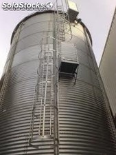 Pintura blanca impermeabilizante y antibacteriana para silos de cereal