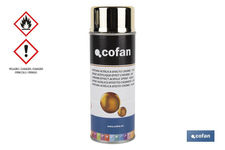 Pintura en Spray Efecto Cromo | Oro o Plata | Envase de 400 ml | Pintura en