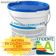 Pintura Térmica para Interiores Sopgal : Aislamiento Térmico y Acústico, 10  años de garantía Envase litros 15 ltrs Color Blanco