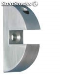 Pinza fijación lateral 1/2 punto aluminio