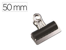 Pinza metalica q-connect pala fija 50 mm caja de 10 unidades