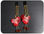 Pinza para pezones con forma de flor de campana roja - 1