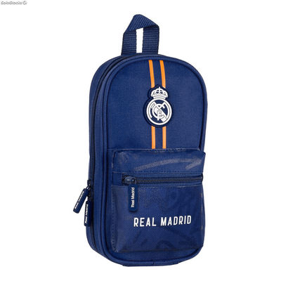 Piórnik w kształcie Plecaka Real Madrid C.F. Niebieski (12 x 23 x 5 cm) (33 Częś