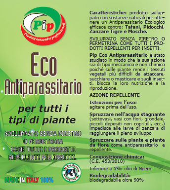 Pip Antiparassitario Ecologico per Piante Flacone vapo ml.500 x 16 pz, - Foto 3