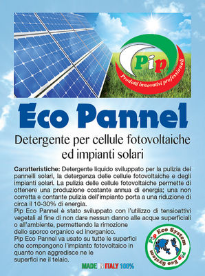 Pip Eco Pannel (Det.ecologico concentrato liq. per pannelli solari FL.LT.1 ) - Foto 2