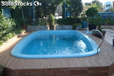 piscina em poliéster modelo: pasl 4.65
