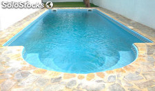 piscina em poliéster modelo: pasl 8.65
