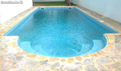 piscina em poliéster modelo: pasl 8.65