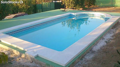 piscina em poliéster modelo: pasl 8.65 - Foto 3