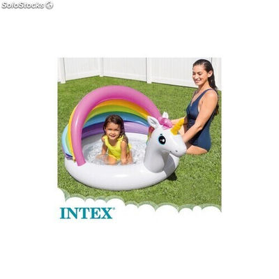 Piscina Hinchable Unicornio con Parasol INTEX - Foto 2