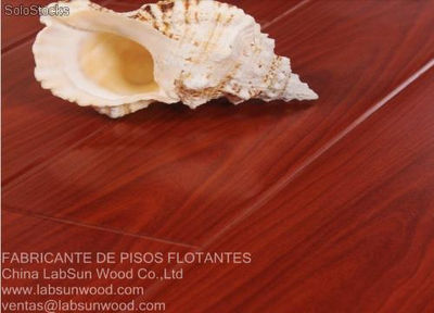 pisos flotantes laminados con Glossy superficie Texture superficie alta calidad - Foto 2