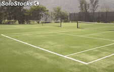 Pista de tenis césped artificial 5500/8800 (DTEX) altura: 10-20mm