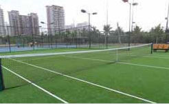 Pista de tenis césped artificial 5500/8800 (DTEX) altura: 10-20mm - Foto 2