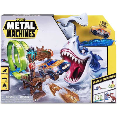 Pista Metal Machines Doble Looping Tiburón Attack - Foto 5
