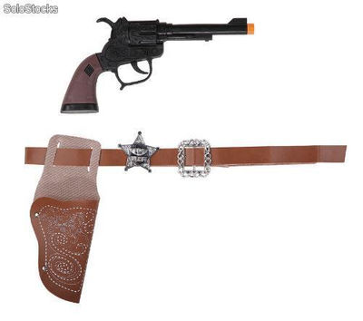 Pistol holster with pistol