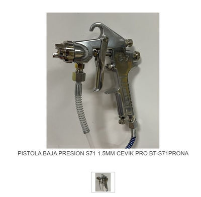 Pistola baja presion S71 1.5MM cevik pro bt-S71PRONA1.8 - Foto 3