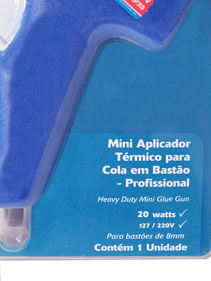 Pistola De Cola Quente Bivolt 20w Aplicador Cola Bastão Waft - Foto 4