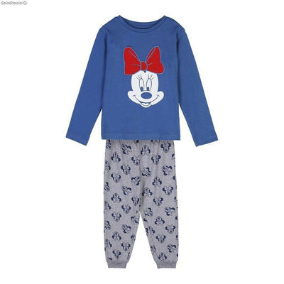 Piżama Dziecięcy Minnie Mouse Ciemnoniebieski
