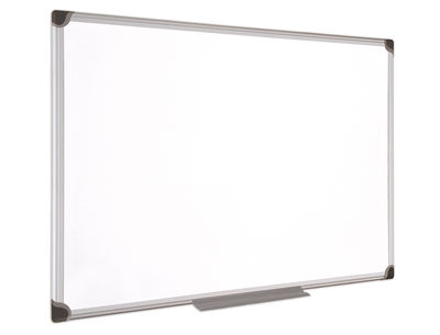 Pizarra blanca bi-office magnetica maya w ceramica vitrificada marco de aluminio - Foto 2