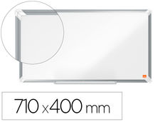 Pizarra blanca nobo premium plus acero lacado formato panoramico 32/&#39; magnetica