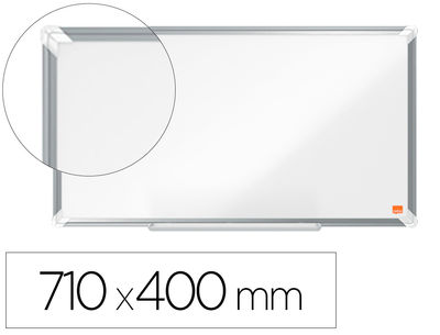 Pizarra blanca nobo premium plus acero lacado formato panoramico 32/&#39; magnetica