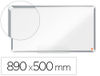 Pizarra blanca nobo premium plus acero lacado formato panoramico 40/&#39; magnetica