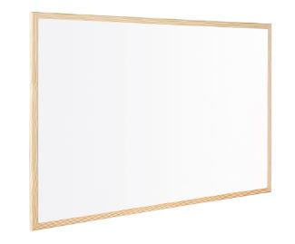 Pizarra blanca q-connect melamina marco de madera 90x60 cm. - Foto 4