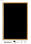 Pizarra negra con marco de madera (40 x 30 cm) - Sistemas David - 1