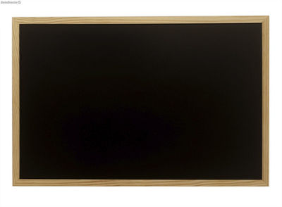 Pizarra negra con marco de madera (40 x 30 cm) - Sistemas David - Foto 2