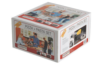 Pizza + Pasta Set / 4 Teile / Spaghettikochtopf mit Schwenkbügeln und Siebdeckel - Foto 5