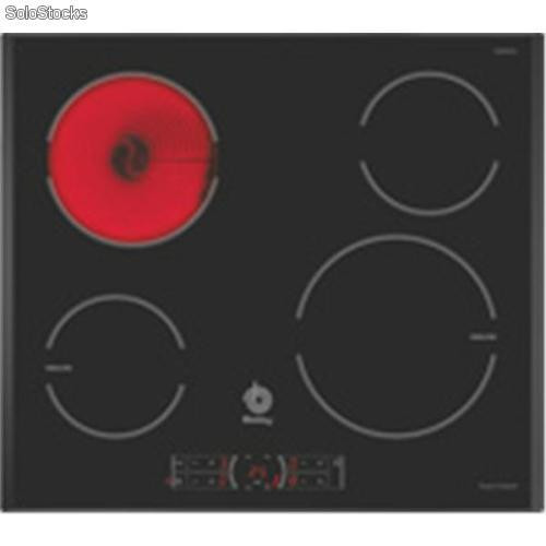 Placa Modular Inducción - Balay 3EB930LQ, 2 Zonas, 30 cm, Negro, Biselado