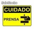 Placa - Cuidado Prensa