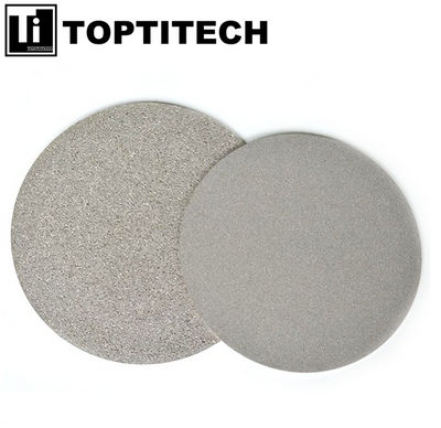 Placa de filtro poroso de metal sinterizado de titanio de 1 mm de espesor - Foto 2