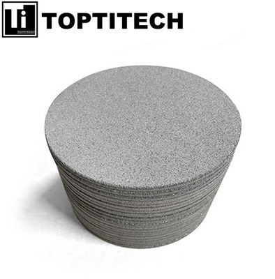 Placa de filtro poroso de metal sinterizado de titanio de 1 mm de espesor - Foto 3