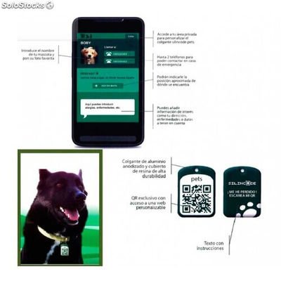 Placa de Identificación con Código QR para Mascotas - Foto 5