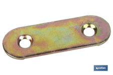 Placa de unión para paneles | Fabricada en acero zincado | Accesorio de fijación