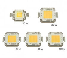 Placa LED de sustitución 3000 k CÁLIDO en 10-20-30-50 ó 100 vatios 10 Watt