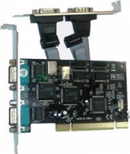 Placa Multiserial FlexPort PCIe 4 portas serial F2141E4 perfil alto